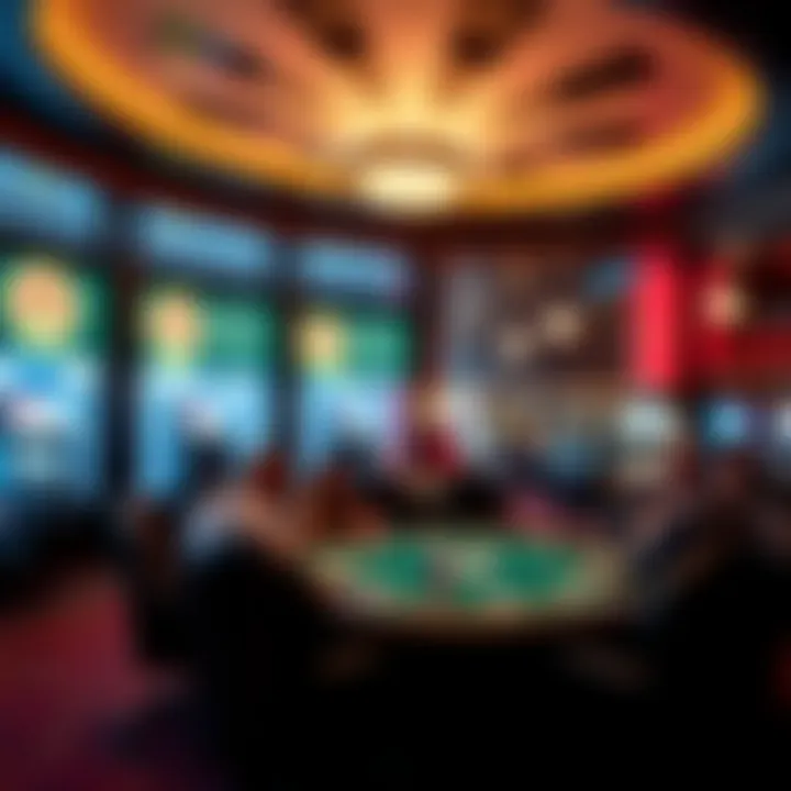 The Vibrant Ambiance of Horseshoe Casino Poker Room A scenic view of the Horseshoe Casino Poker Room showcasing its ambiance