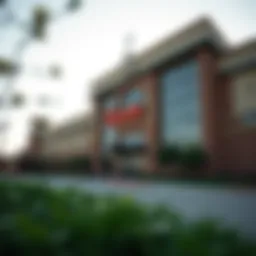 Exterior view of an Indian casino in Ohio showcasing its architectural design