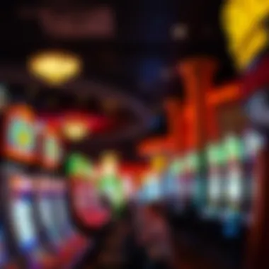 The Lively Gaming Experience Vibrant gaming floor atmosphere