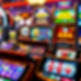 A vibrant display of various iPhone slot games