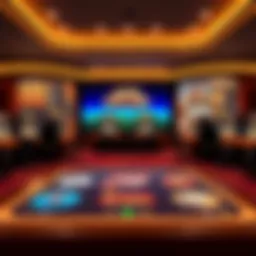 Panoramic view of Lucky Land Casino online interface