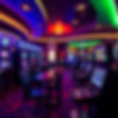 Luxurious gaming area filled with vibrant slot machines and table games.