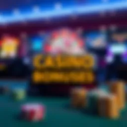 A visual representation of online casino bonus offers