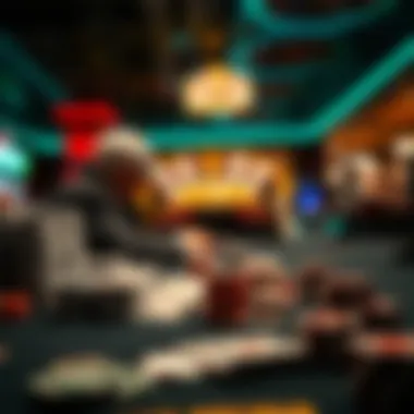 A graphical representation of the psychological aspects of gambling