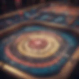 A vibrant keno game interface showcasing numbers and betting options