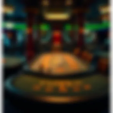 A collage of poker tables named after historical figures and events.