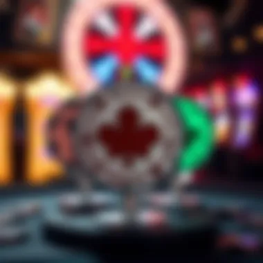 An abstract representation of responsible gaming symbols