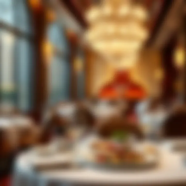 Elegant dining setting within Sierra Hotel offering unique culinary experiences