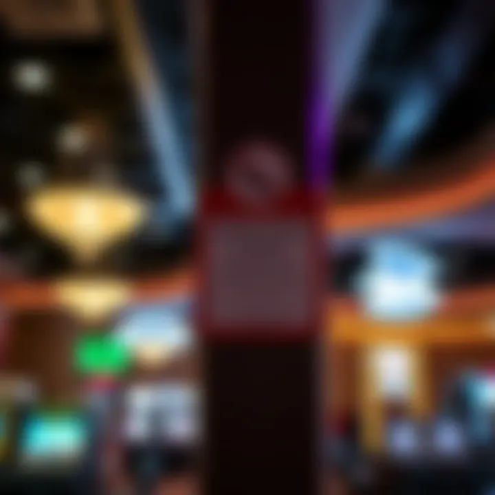 Regulatory signage within the smoking facilities