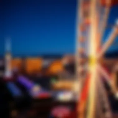 View of the Las Vegas Strip from the Ferris wheel