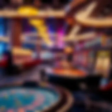 Exciting gaming tables and slot machines at sea