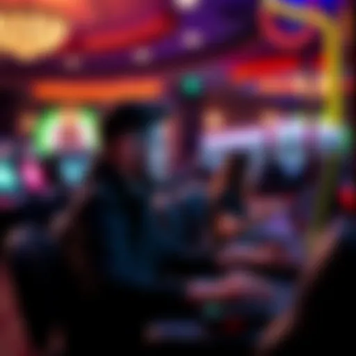 A player engaged in an online casino game