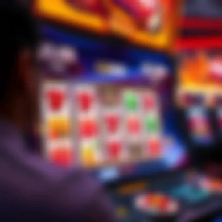 Dynamic gameplay interface showcasing popular slot game