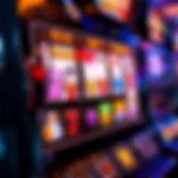 Close-up view of Big City 5 slot machine interface showcasing vibrant graphics and symbols