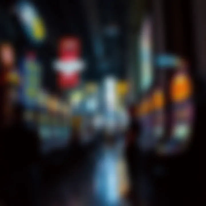 Artistic representation of urban culture intertwined with casino gaming