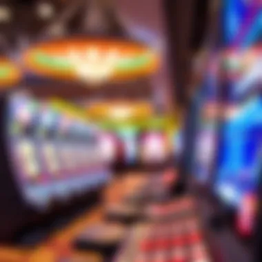 High-tech gaming displays enhancing player experience