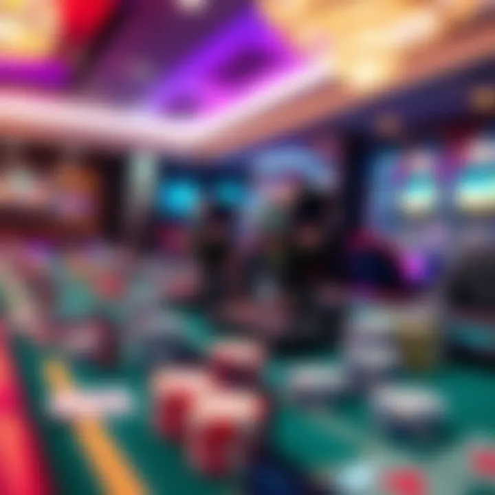 Technological Innovations in Casino Apps An artistic rendition of technological innovations shaping the future of casino applications.