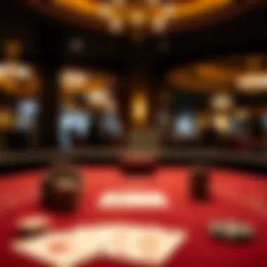 Blackjack: The Game of Skill and Chance An elegant blackjack table showcasing cards and betting chips