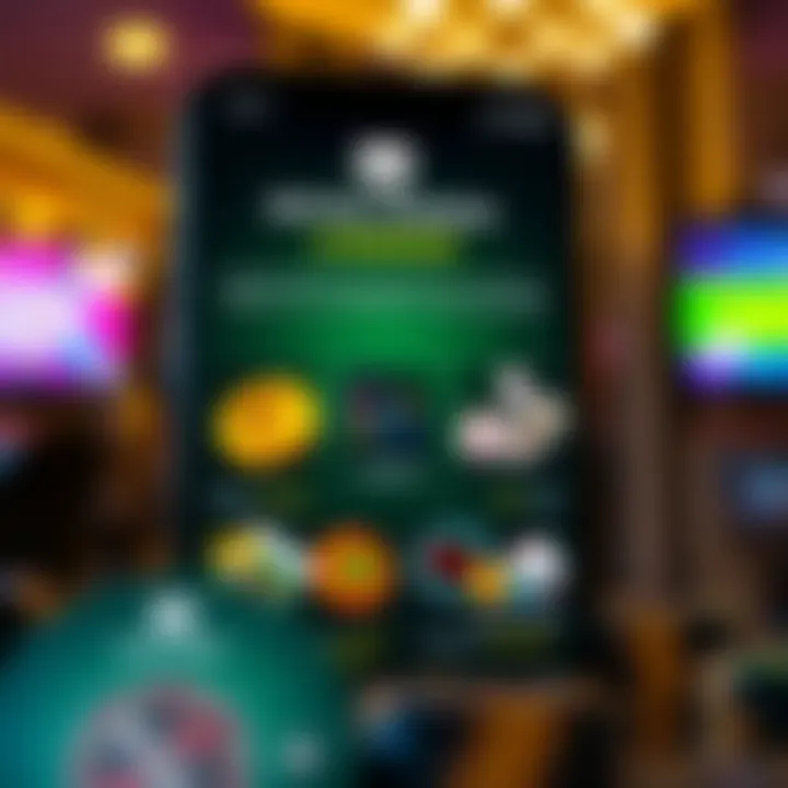 Promotional offers and bonuses highlighted within the Royal Panda Casino app