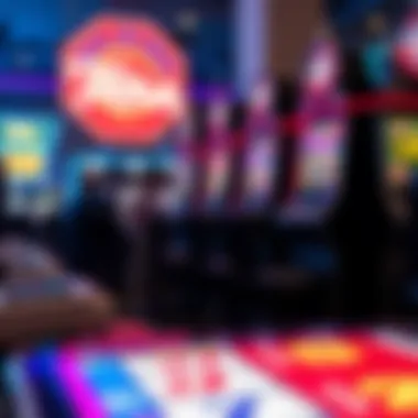 A collage representing the fusion of social media and gambling