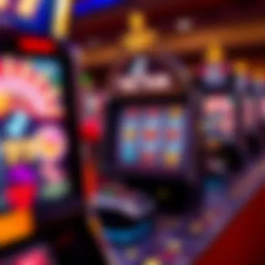A vibrant TikTok interface showcasing slot machine graphics