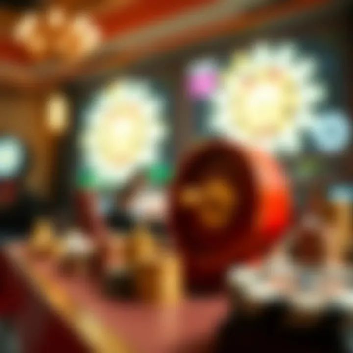 Graphical depiction of casino bonuses and promotions