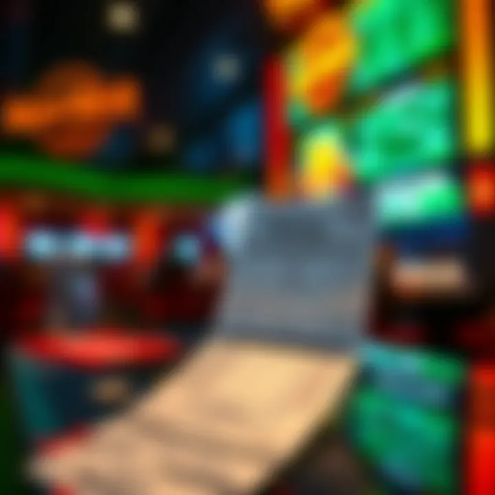 A close-up of a betting slip at the Hard Rock AC sportsbook