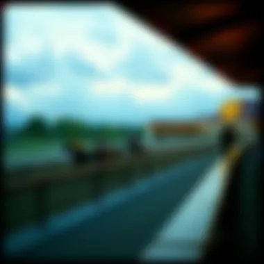 A picturesque view of an Iowa greyhound racing venue.