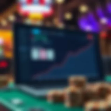 Growth of Online Cash Gambling Graph displaying the growth of online cash gambling over the years