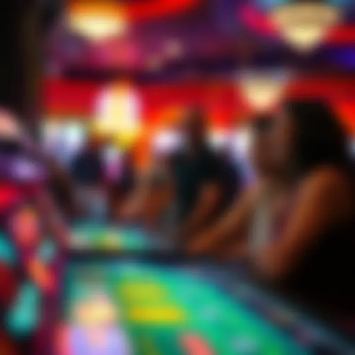 Community Engagement at Casinos Local community members enjoying entertainment at a casino