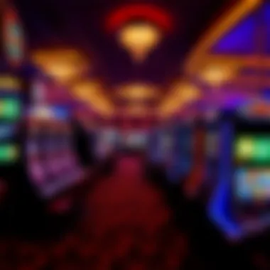 Interior shot of a vibrant gaming floor filled with diverse gaming options