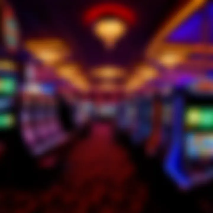 Interior shot of a vibrant gaming floor filled with diverse gaming options