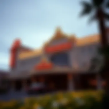 Exterior view of the largest casino in Reno showcasing its grandeur