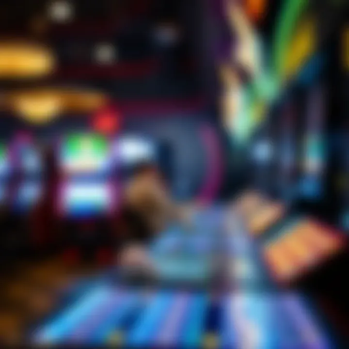 Digital Gaming Experience A conceptual image depicting the experience of digital lottery gaming.