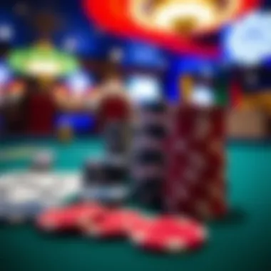 The Essentials of Poker: Chips and Cards A close-up of poker chips and cards on a table