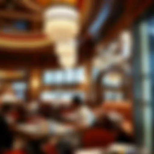 Luxurious interior of Caesars Palace Buffet showcasing dining ambiance