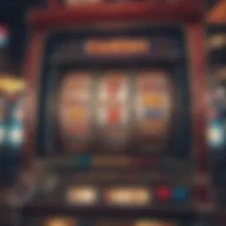 Vibrant casino slot machine app interface