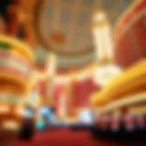 Elegant architecture of a Las Vegas casino