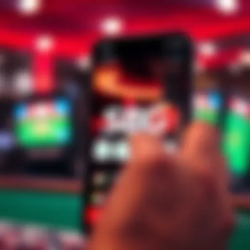 Showcasing the user interface of the SBG Global mobile app