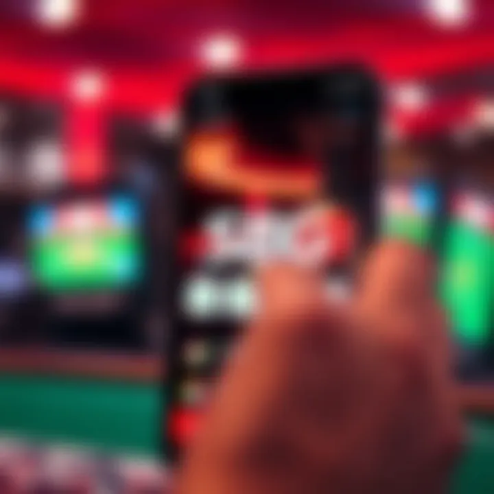 Showcasing the user interface of the SBG Global mobile app