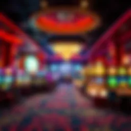 Luxurious casino interior showcasing vibrant ambiance