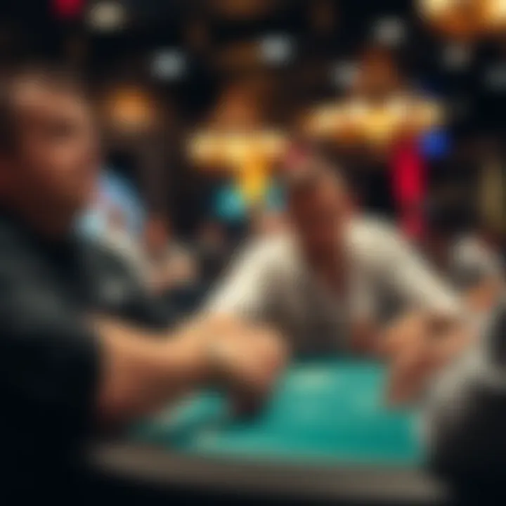 A captivating moment from a World Poker Tour event