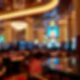Luxurious interior of the renovated Wynn casino