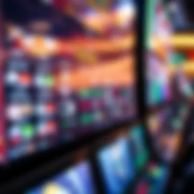 Diverse Betting Options at Wynn Sports Book A close-up of various sports betting options displayed on a digital interface