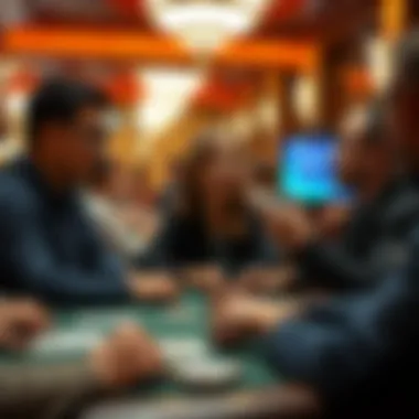 Interactive discussion threads among members