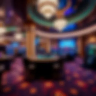 Elegant interior of a luxury casino in Washington State