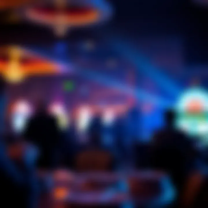 Live entertainment performance at a premier casino venue