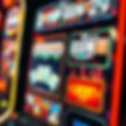 Artistic representation of the Top Gun slot machine interface
