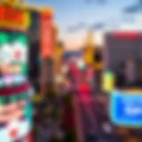 A stunning view of the Las Vegas Strip during the World Poker Tour 2021.