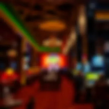 Vibrant ambiance of a Wynn Las Vegas restaurant